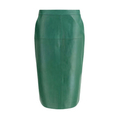 P.A.R.O.S.H. Leather midi Skirt -   -  P.A.R.O.S.H..