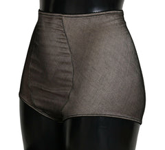 Dolce & Gabbana Bottoms Underwear Beige With Black Net -   -  Dolce & Gabbana.