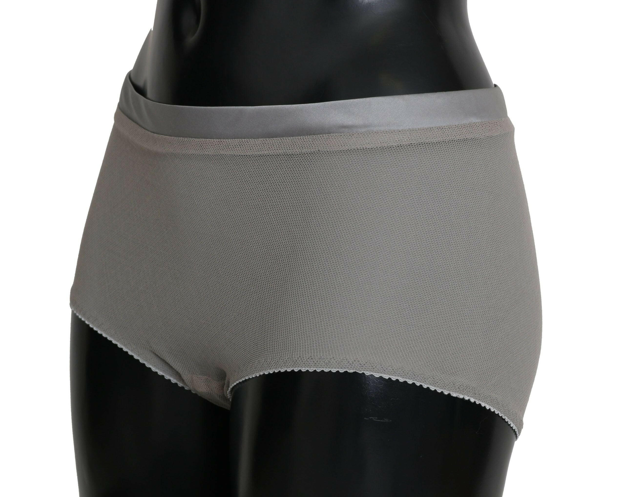 Dolce & Gabbana Underwear Silver With Net Silk Bottoms -   -  Dolce & Gabbana.
