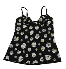 Dolce & Gabbana Black Daisy Print Dress Lingerie Chemisole -   -  Dolce & Gabbana.