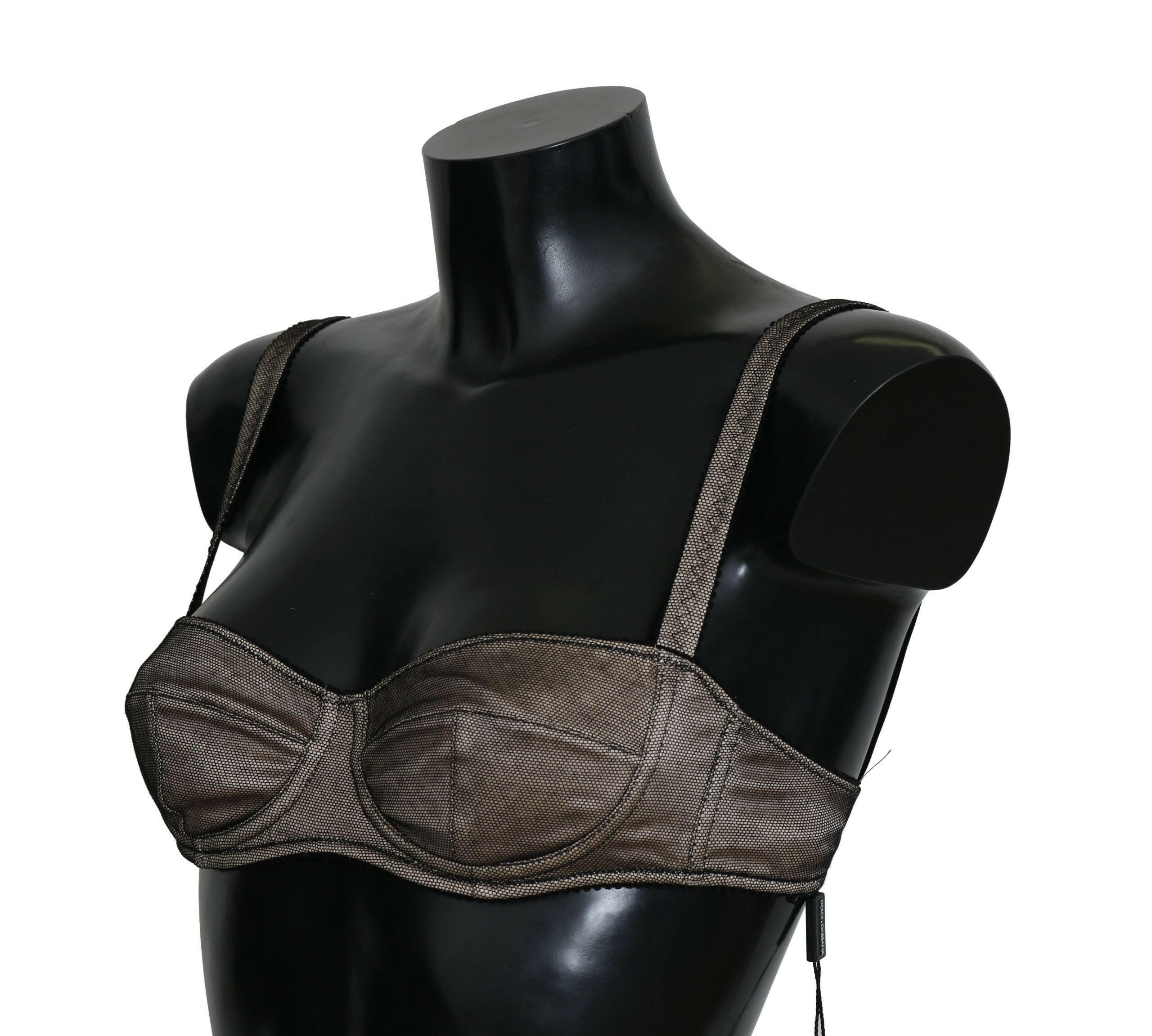 Dolce & Gabbana Brown Regg Balconcino Imbottito Bra Underwear -   -  Dolce & Gabbana.