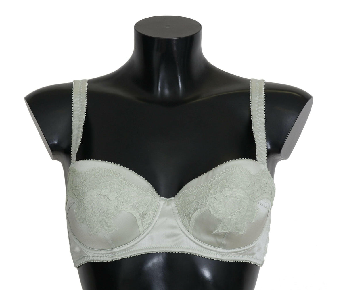 Dolce & Gabbana Green Balconcino Bra Floral Lace Underwear -   -  Dolce & Gabbana.