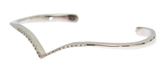 Nialaya Skyfall CZ 925 Silver Bangle Bracelet -   -  Nialaya.