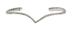 Nialaya Skyfall CZ 925 Silver Bangle Bracelet -   -  Nialaya.