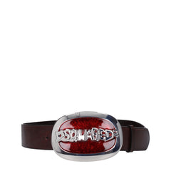 Dsquared² Brown Leather Regular Belts -   -  Dsquared².