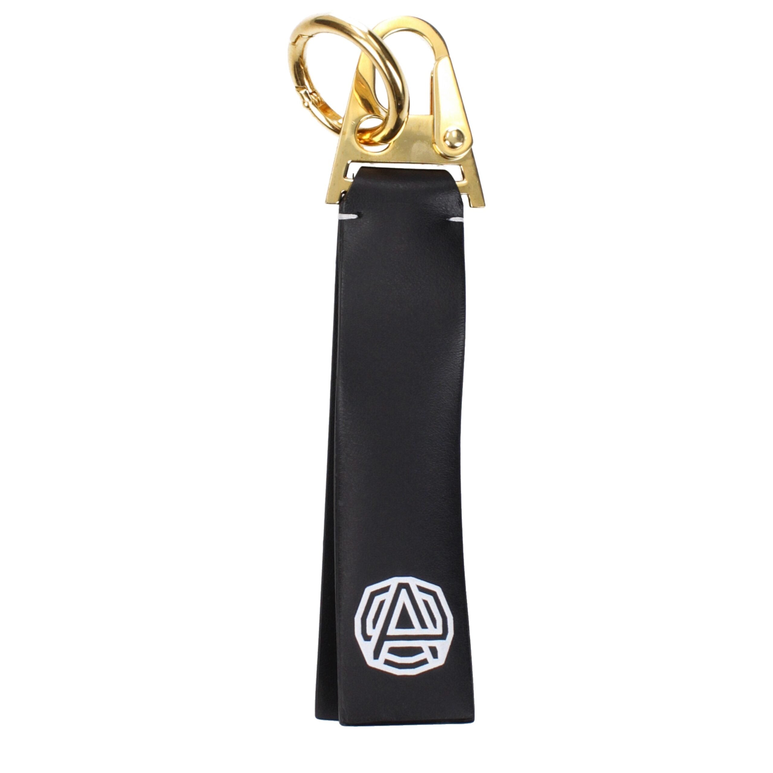 Ambush Black Leather Keychains -   -  Ambush.