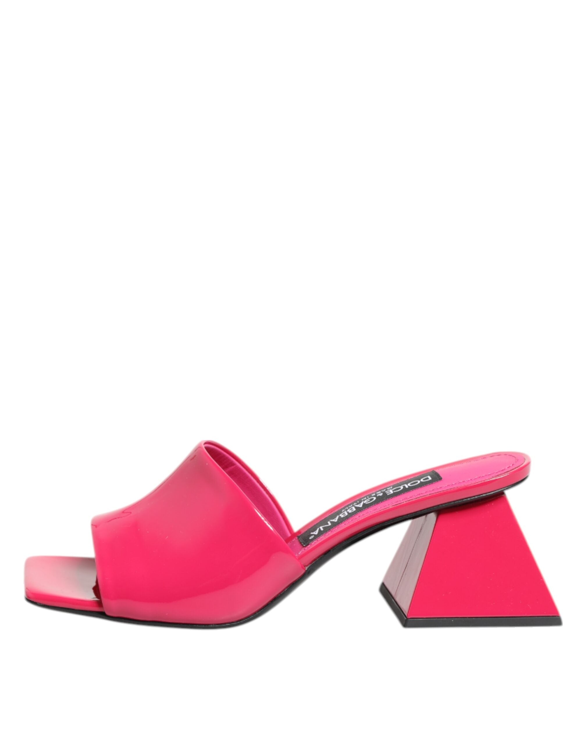 Dolce & Gabbana Pink Open Toe Block Heel Mules Sandals Shoes -   -  Dolce & Gabbana.