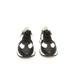 Cerruti 1881 Black Calfskin Men Sneaker -   -  Cerruti 1881.