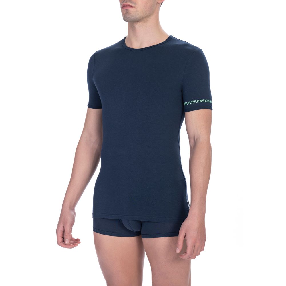 Bikkembergs Black Cotton Men's T-Shirt -   -  Bikkembergs.