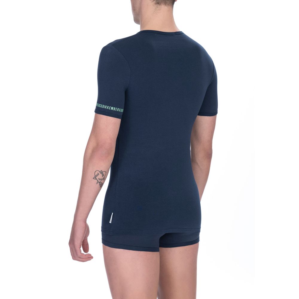 Bikkembergs Black Cotton Men's T-Shirt -   -  Bikkembergs.
