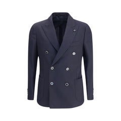 Lardini Double-breasted Blazer -   -  Lardini.