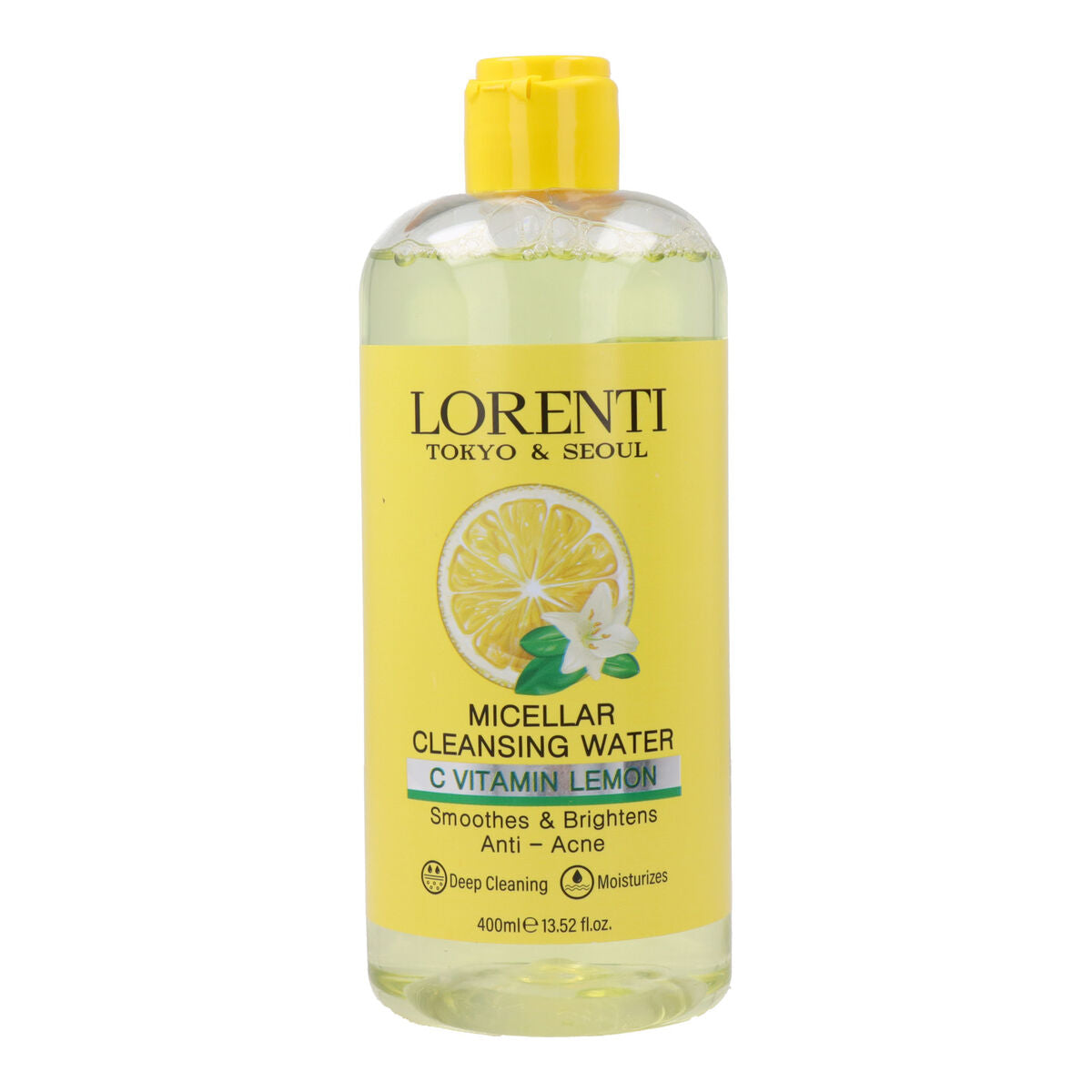 Micellar Water Lorenti Makeup Remover Lemon 400 ml -  Beauty, Skin care -  Lorenti.
