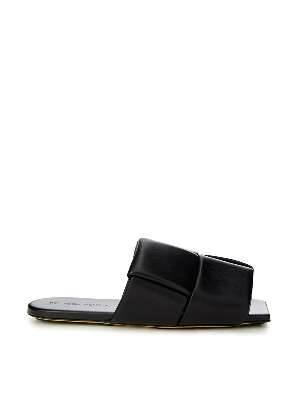 Bottega Veneta Elegant Black Leather Sandals -   -  Bottega Veneta.