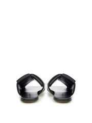 Bottega Veneta Elegant Black Leather Sandals -   -  Bottega Veneta.