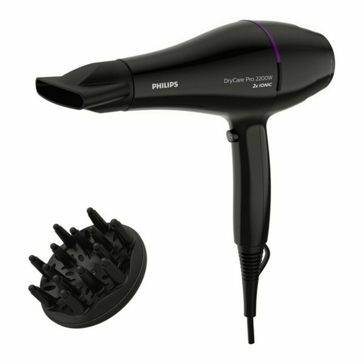 Hairdryer Philips BHD274/00 Black 2200 W -  Beauty, Hair care -  Philips.