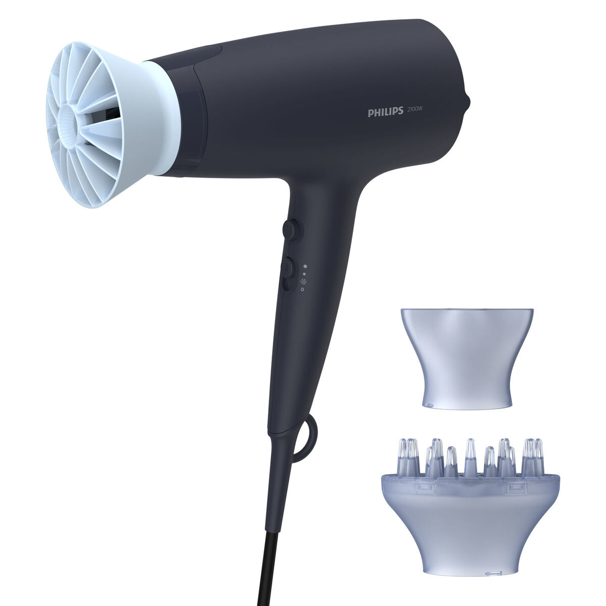 Hairdryer Philips 3000 BHD360/20 Secador Navy Blue deep blue 2100 W -  Beauty, Hair care -  Philips.