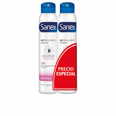 Spray Deodorant Sanex Invisible 2 Units 200 ml -  Beauty, Bathing and personal hygiene -  Sanex.