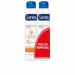 Spray Deodorant Sanex Sensitive 2 Units 200 ml -  Beauty, Bathing and personal hygiene -  Sanex.