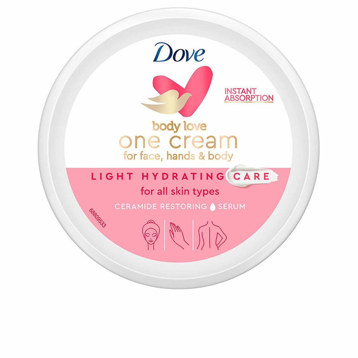 Moisturising Body Cream Dove Body Love 250 ml -  Beauty, Skin care -  Dove.