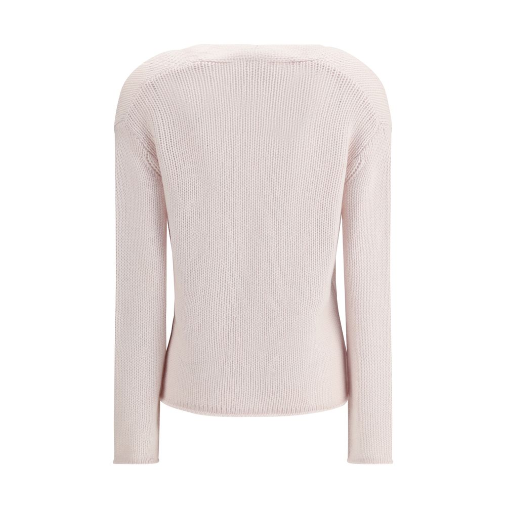 Forte_Forte Cashmere and wool V-neck Sweater -   -  Forte_Forte.