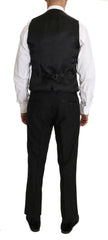 Dolce & Gabbana Black Wool Dress Waistcoat Gillet Vest -  Vests for Men Suits -  Dolce & Gabbana.