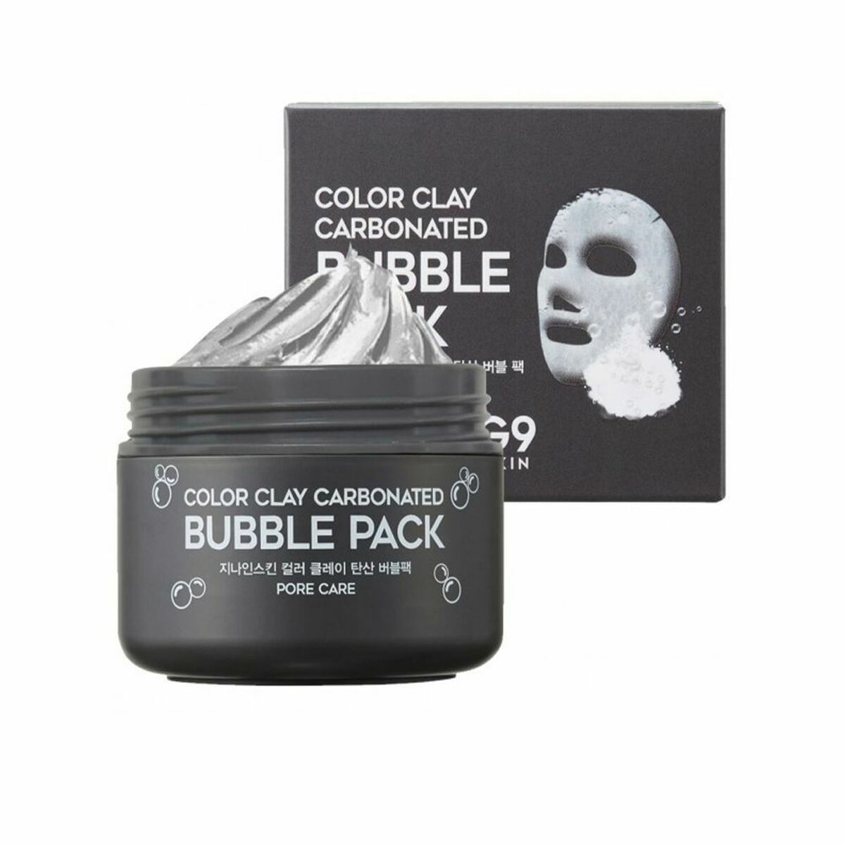 Pore Cleaning Masque G9 Skin Bubble Pack Charcoal Clay -  Beauty, Skin care -  G9 Skin.