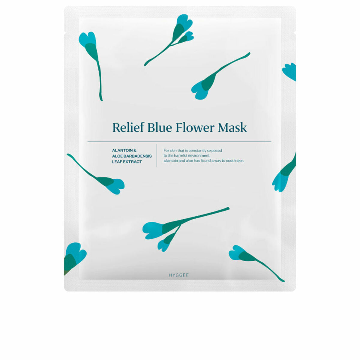 Facial Mask HYGGEE Relief Blue 35 ml -  Beauty, Skin care -  HYGGEE.