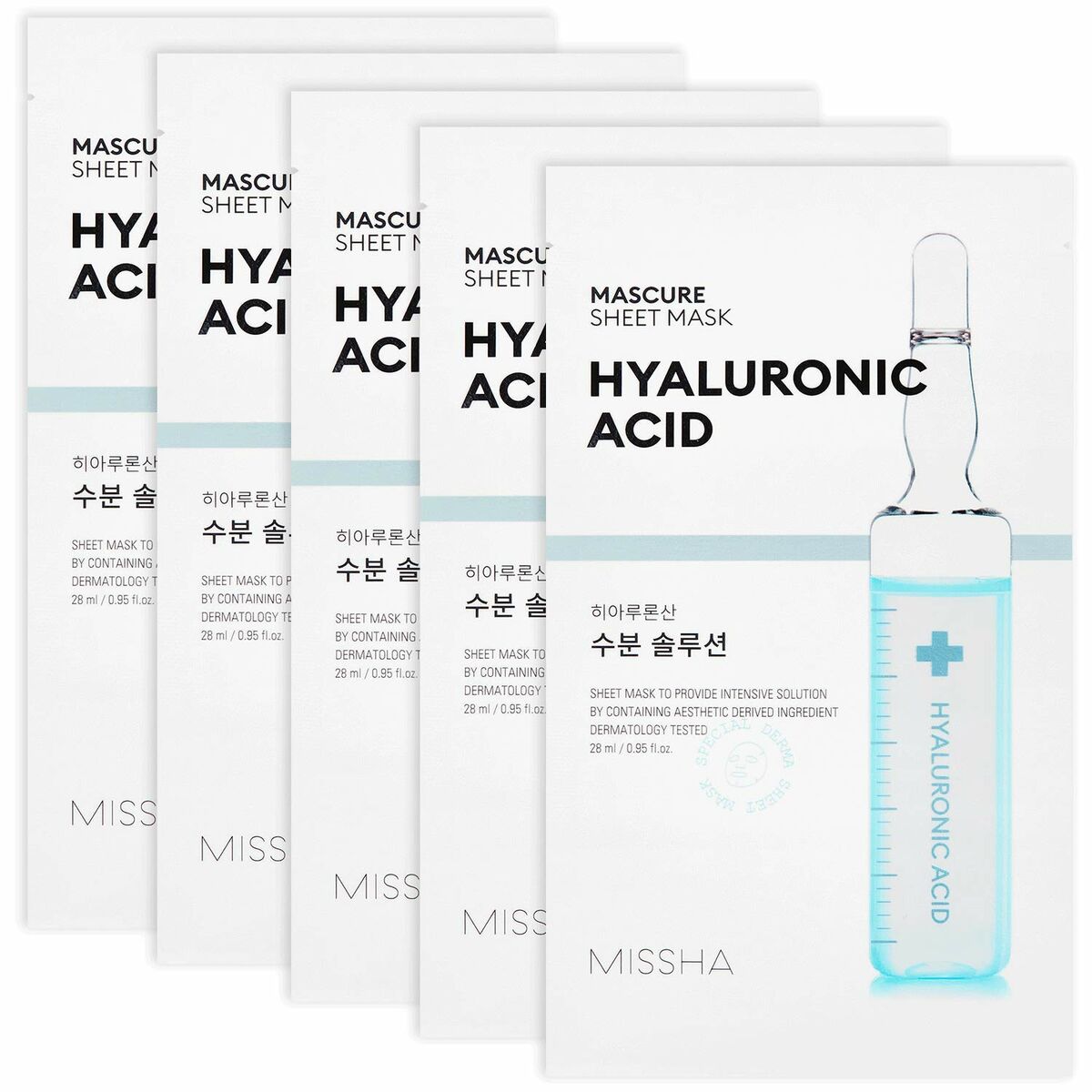 Facial Mask Missha Hyaluronic Acid 28 ml -  Beauty, Skin care -  Missha.