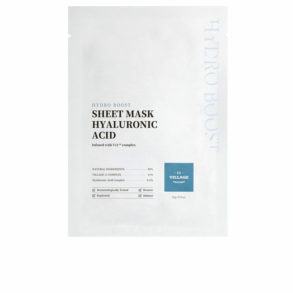 Facial Mask Village 11 Factory Hydro Boost Hyaluronic Acid 23 g -  Beauty, Skin care -  Village 11 Factory.