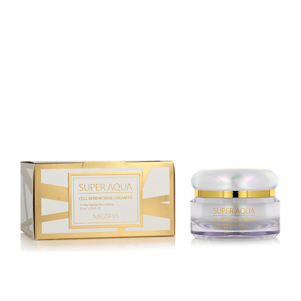 Day Cream Missha Super Aqua Cell Renew Snail 52 ml -  Beauty, Skin care -  Missha.