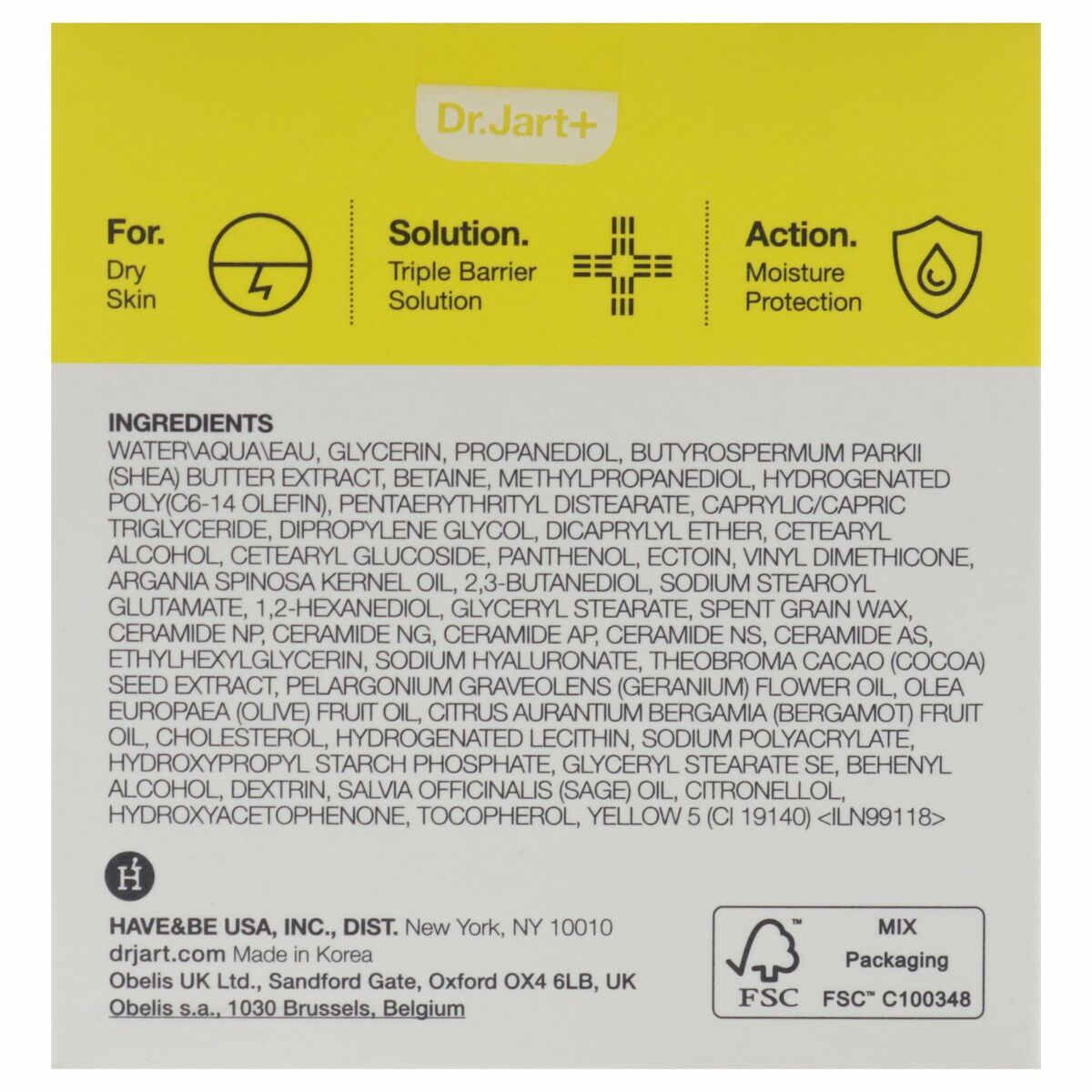Facial Cream DR.JART+ CERAMIDIN 50 ml -  Beauty, Skin care -  DR.JART+.