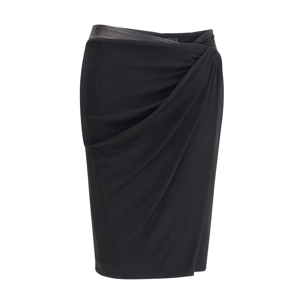 Versace Draped jersey Skirt -   -  Versace.