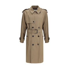 Burberry Long cotton gabardine Trench Coat -   -  Burberry.