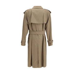 Burberry Long cotton gabardine Trench Coat -   -  Burberry.