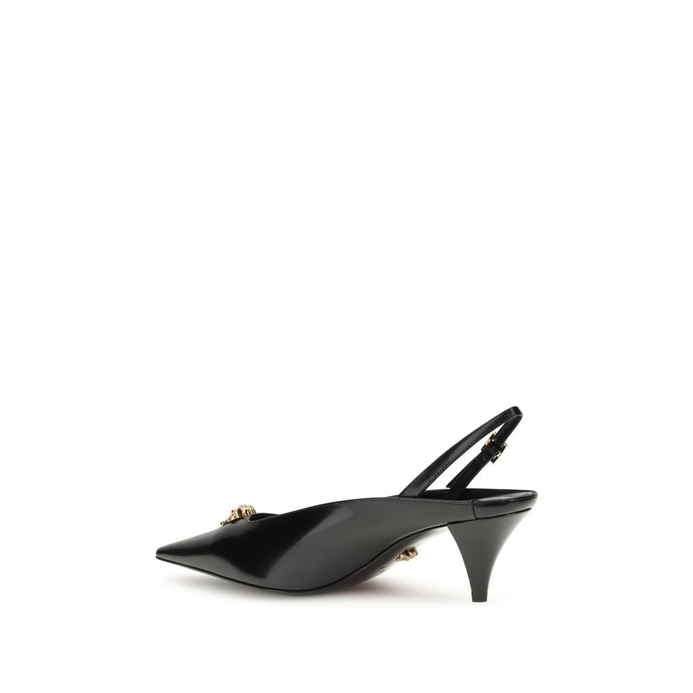 Versace La Medusa slingback Pumps -   -  Versace.