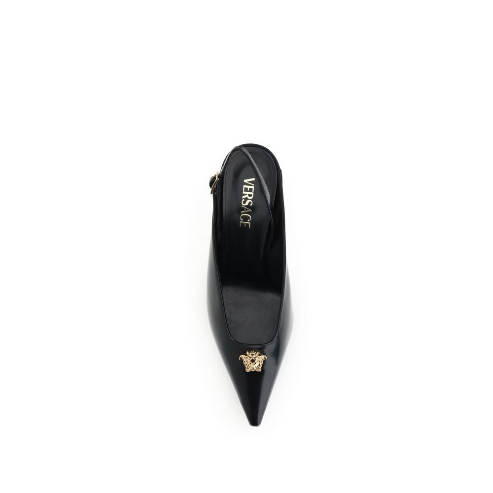 Versace La Medusa slingback Pumps -   -  Versace.