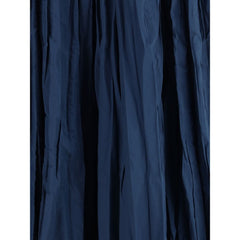 Sara Roka Crinkle-effect design pleated midi Skirt -   -  Sara Roka.