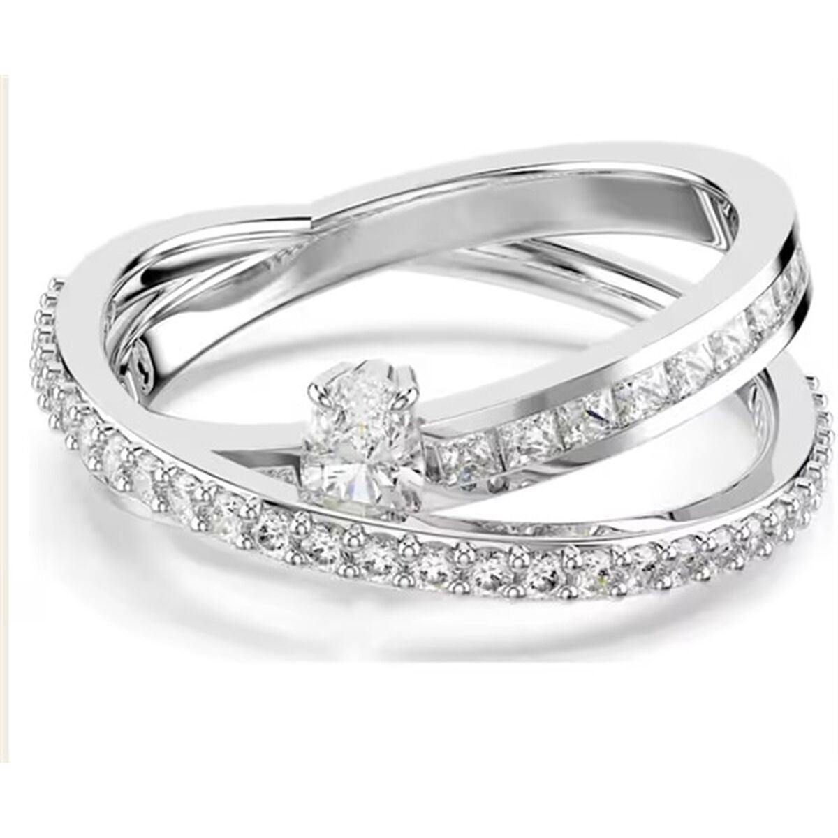 Ladies' Ring Swarovski 5691230 Silver 18 -  Jewellery, Women -  Swarovski.