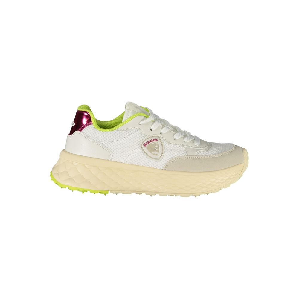 Blauer White Polyester Sneaker -   -  Blauer.