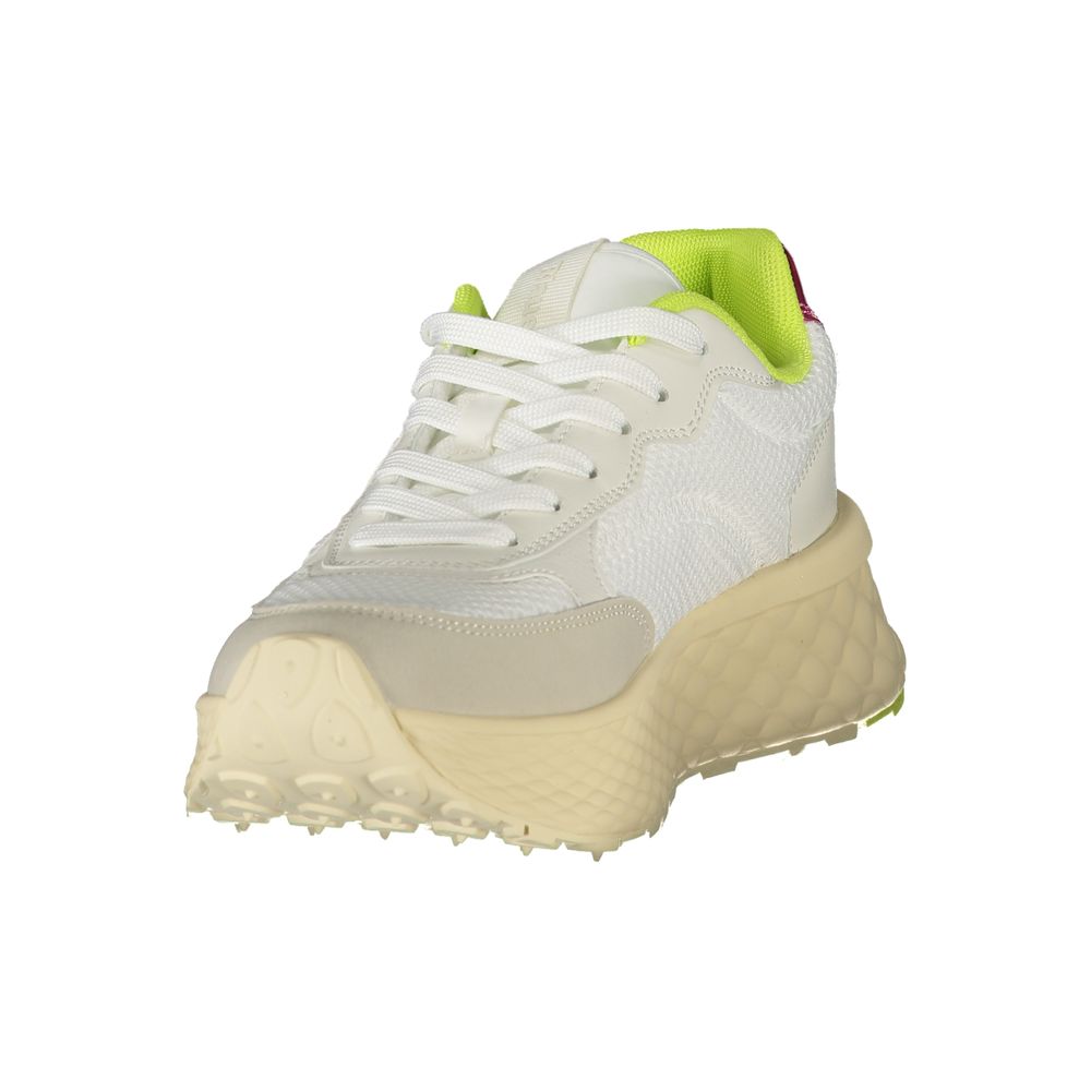 Blauer White Polyester Sneaker -   -  Blauer.
