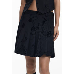 Desigual Black Polyester Women Skirt -   -  Desigual.