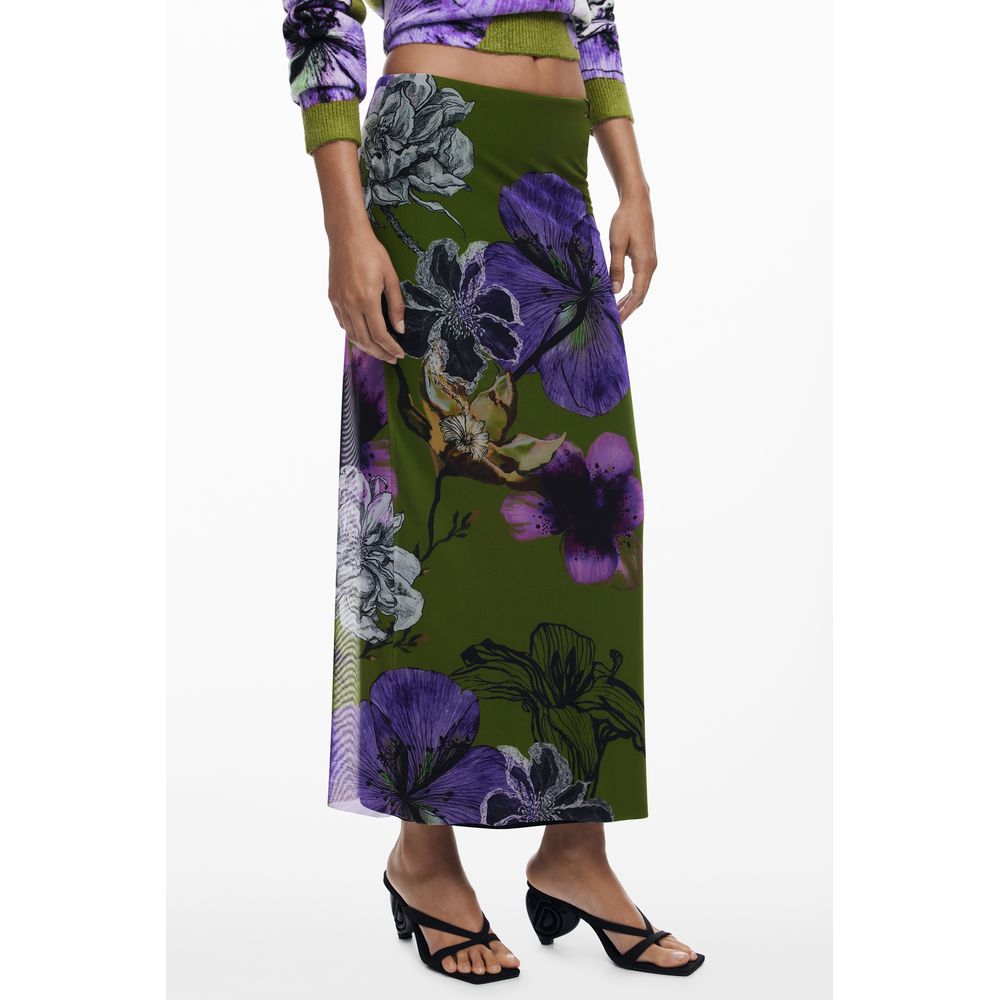 Desigual Green Polyester Women Skirt -   -  Desigual.