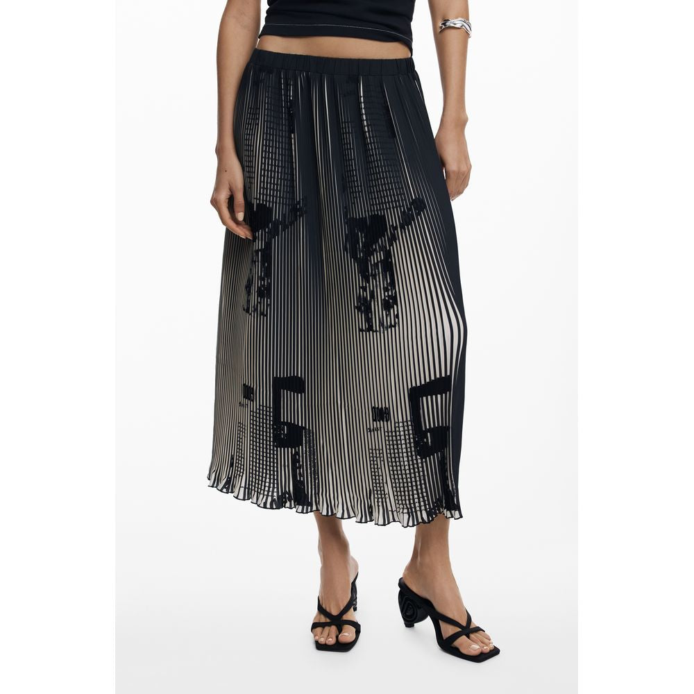 Desigual Black Polyester Women Skirt -   -  Desigual.