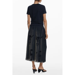 Desigual Black Polyester Women Skirt -   -  Desigual.