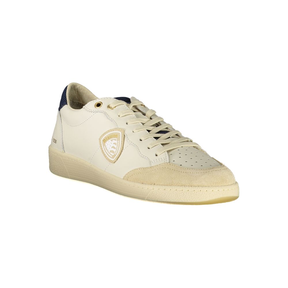 Blauer White Polyester Sneaker -   -  Blauer.