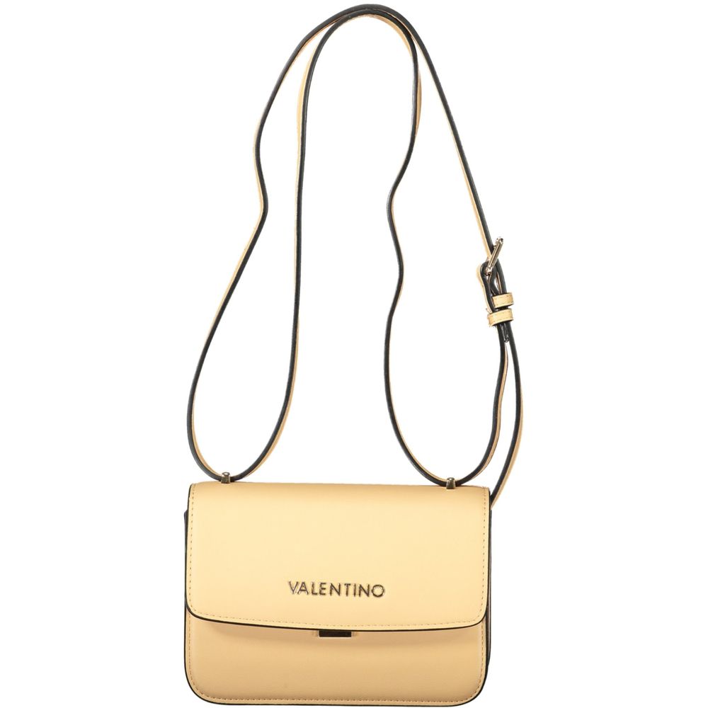 Valentino - Structured Minimalist Crossbody Handbag - Beige
