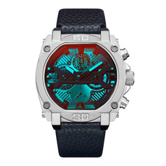 Police Blue Leather Watch -   -  Police.