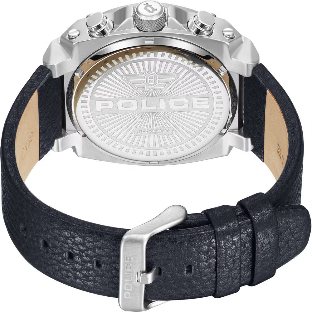 Police Blue Leather Watch -   -  Police.