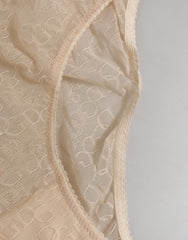 Dolce & Gabbana Beige DG Logo Lace Mid Waist Panty Underwear -   -  Dolce & Gabbana.