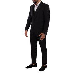 Dolce & Gabbana Black Wool Suit -   -  Dolce & Gabbana.